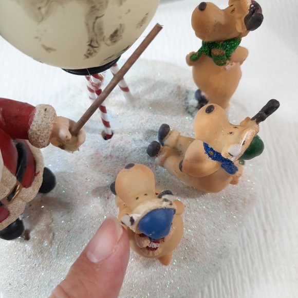 Nature's Mark Animated Santa's Reindeer Flight School DOES NOT WORK READ/BROKEN - Picture 8 of 14